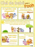 Convite Chá de bebe - Pooh