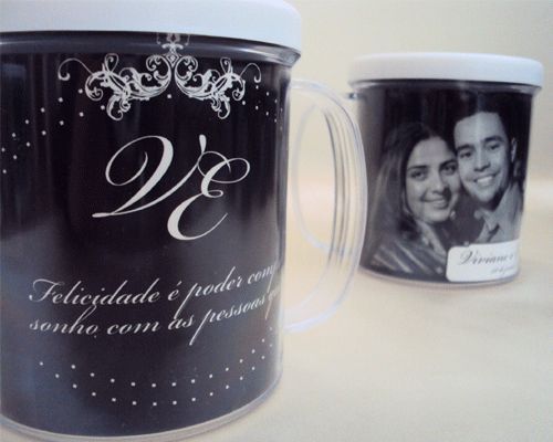 Caneca Collor Acrílica Personalizada